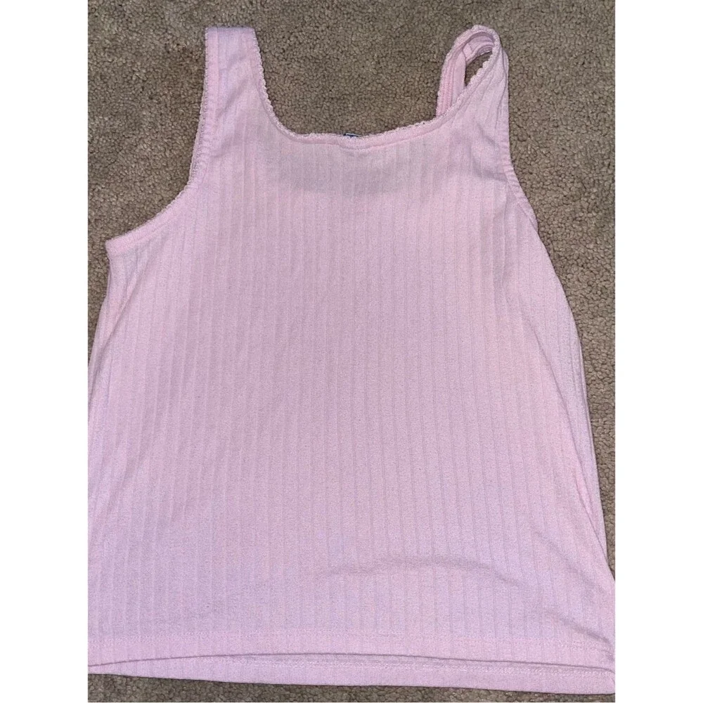 Girl’s Old Navy Pink Frilly Tank Top | Size Large (10/12)